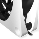 Alphacool Apex Stealth Metal Power Case Fan 120mm με Λευκό Φωτισμό και Σύνδεση 4-Pin PWM Λευκό