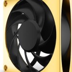Alphacool Apex Stealth Case Fan 120mm με Σύνδεση 4-Pin PWM Χρυσό
