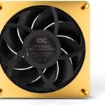 Alphacool Apex Stealth Metal Power Case Fan 120mm με Σύνδεση 4-Pin PWM Χρυσό