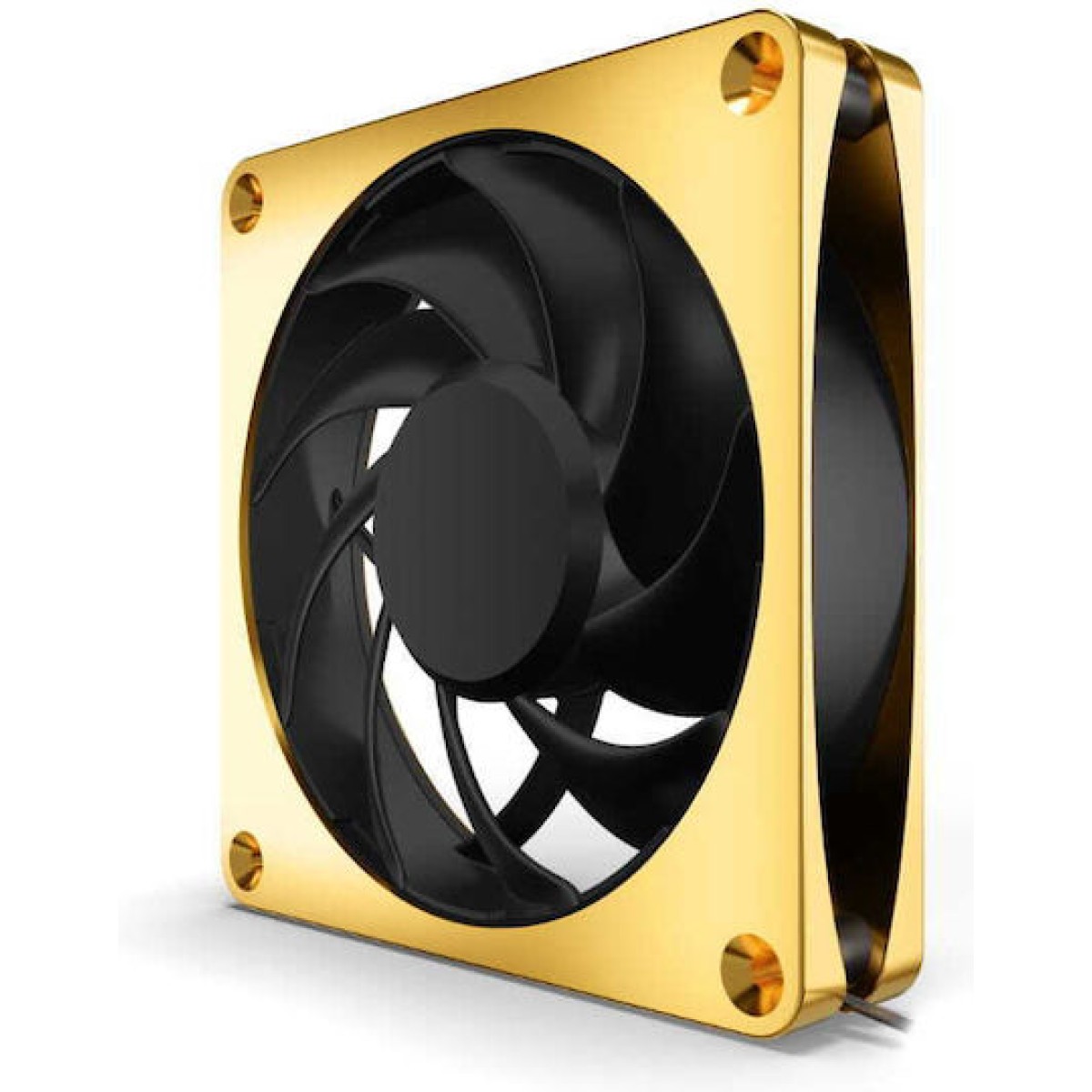 Alphacool Apex Stealth Metal Power Case Fan 120mm με Σύνδεση 4-Pin PWM Χρυσό