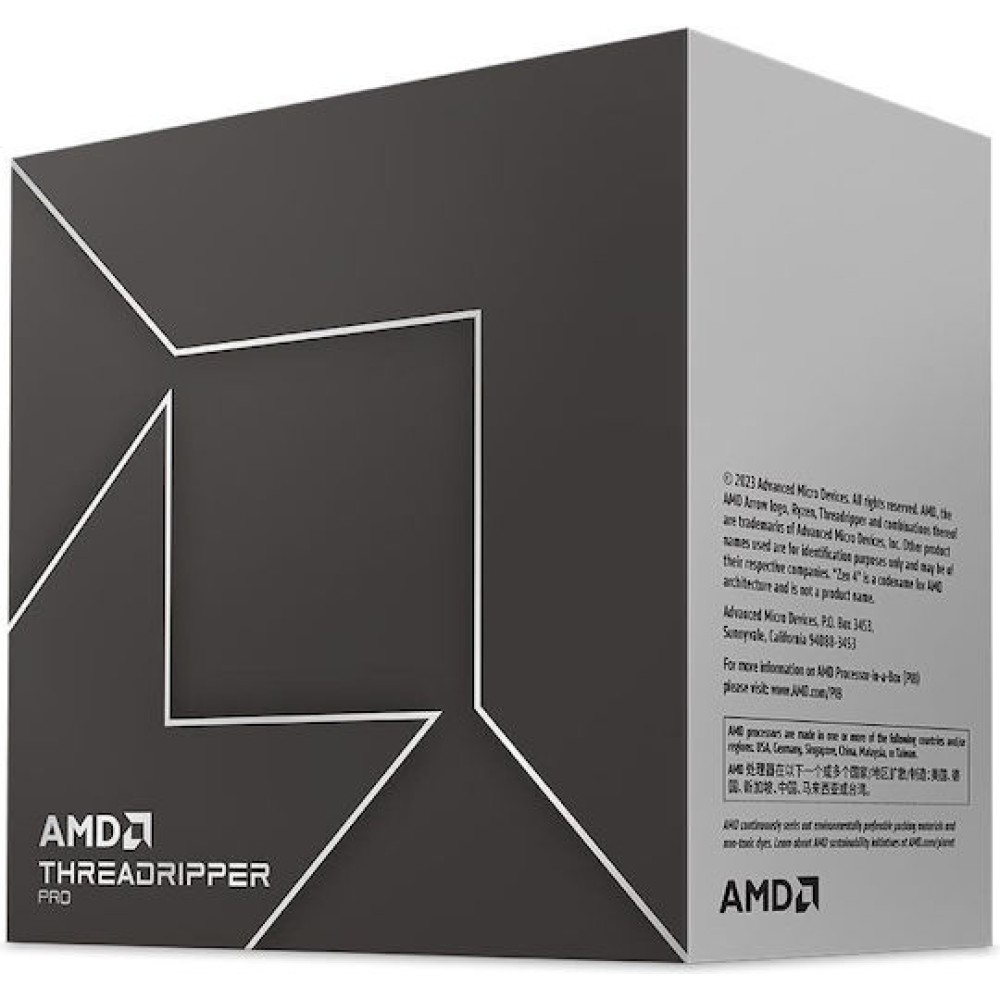 AMD Ryzen Threadripper Pro 7995WX 2.5GHz Επεξεργαστής 96 Πυρήνων για Socket sTR5 σε Κουτί