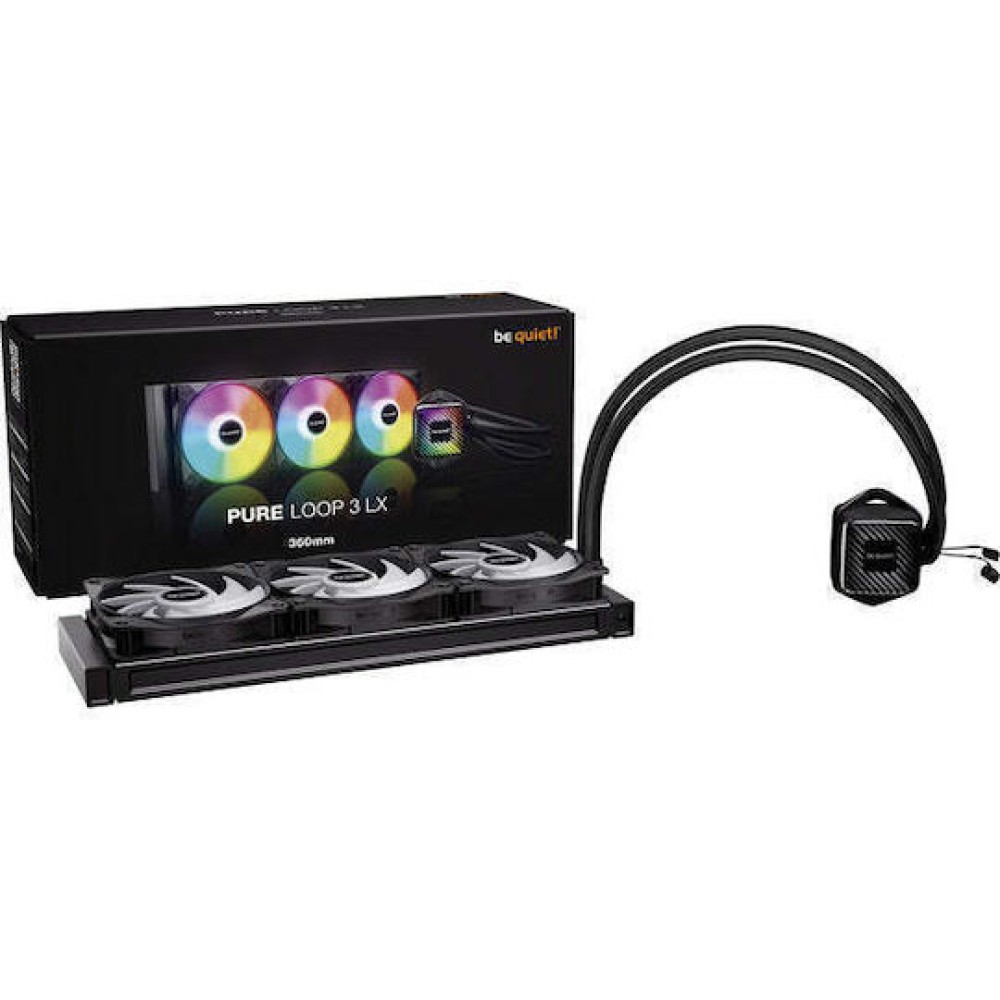 Be Quiet Pure Loop 3 LX 360mm Υδρόψυξη Επεξεργαστή 120mm με RGB Φωτισμό
