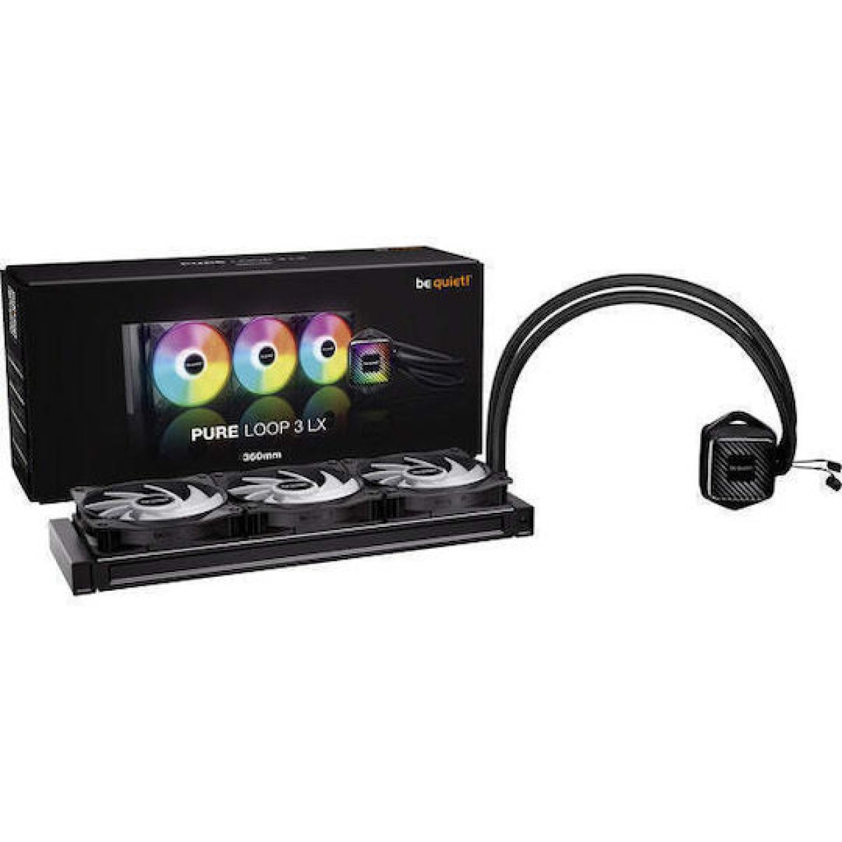 Be Quiet Pure Loop 3 LX 360mm Υδρόψυξη Επεξεργαστή 120mm με RGB Φωτισμό