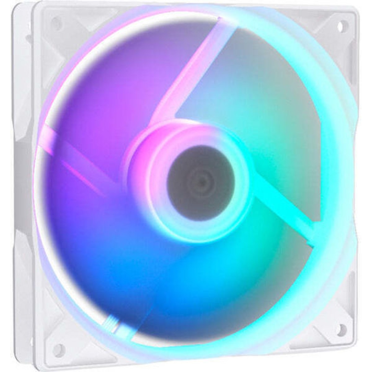 Endorfy Stratus Case Fan 120mm με ARGB Φωτισμό και Σύνδεση 3-Pin / 4-Pin PWM Λευκό