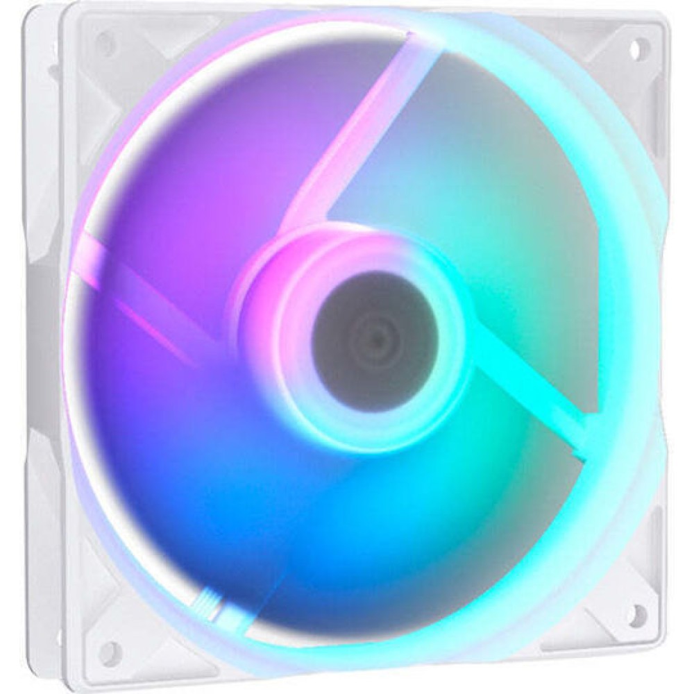 Endorfy Stratus Case Fan 120mm με ARGB Φωτισμό και Σύνδεση 3-Pin / 4-Pin PWM Λευκό