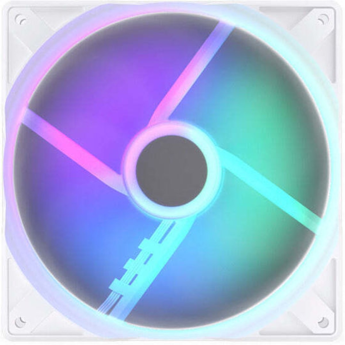 Endorfy Stratus Case Fan 140mm με ARGB Φωτισμό και Σύνδεση 3-Pin / 4-Pin PWM Λευκό