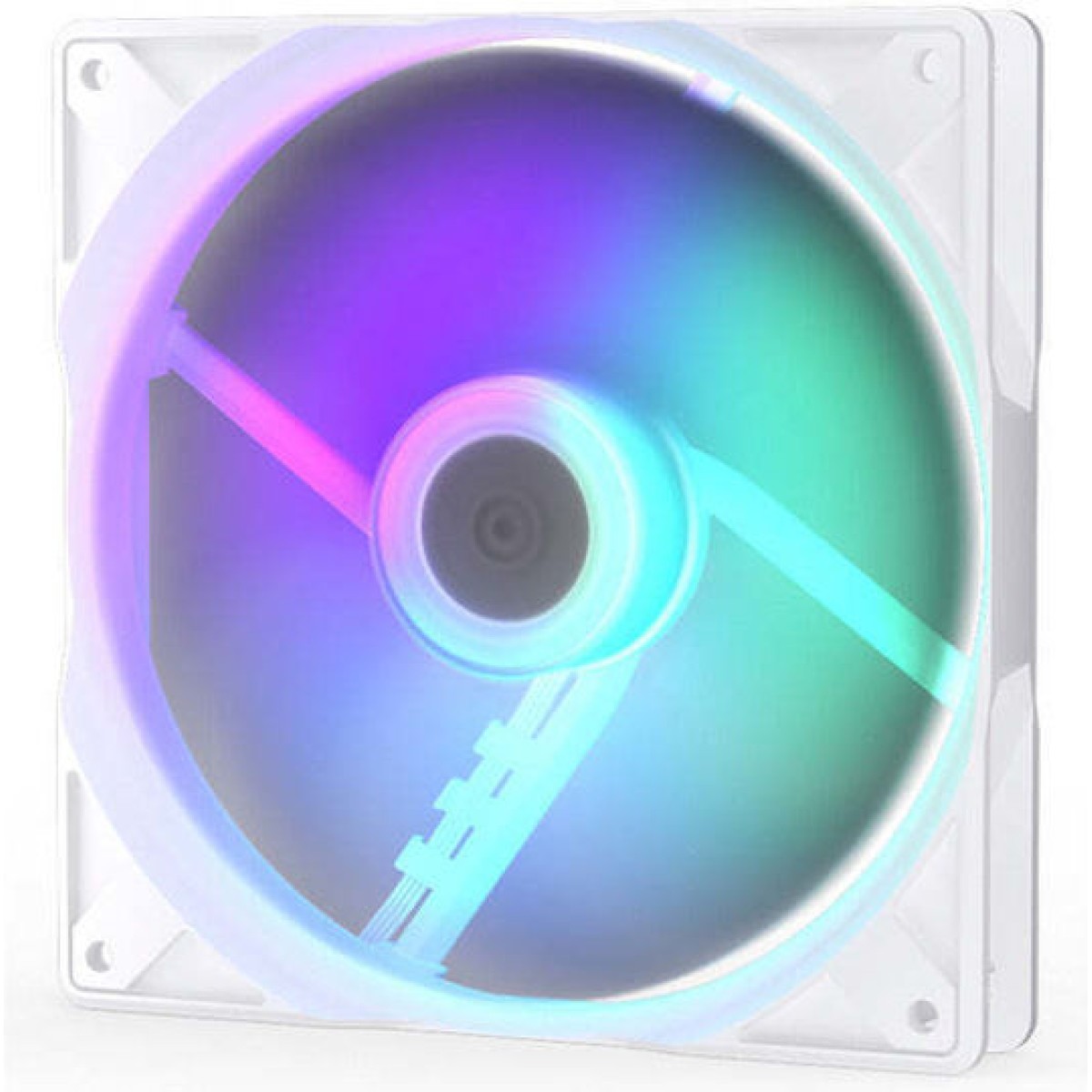 Endorfy Stratus Case Fan 140mm με ARGB Φωτισμό και Σύνδεση 3-Pin / 4-Pin PWM Λευκό