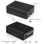 Case Inter-tech Ods-739 Raspberry Black