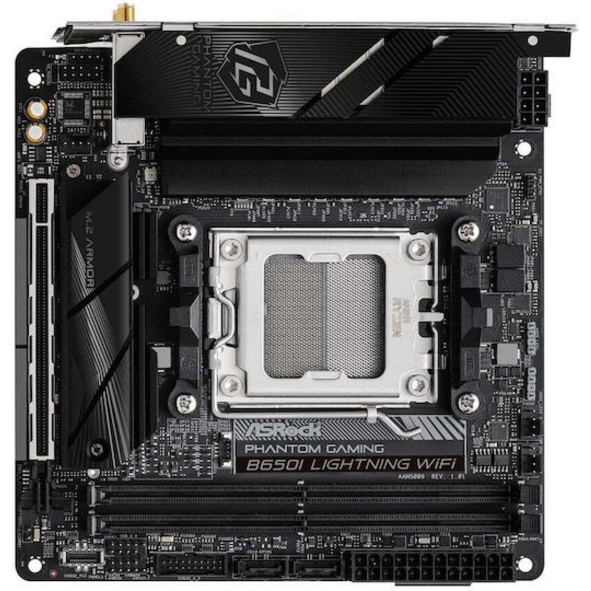 ASRock B650I Lightning WiFi Motherboard Mini ITX με AMD AM5 Socket 90-MXBMP0-A0UAYZ