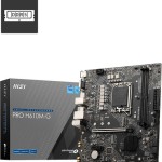 MSI Pro H610M-G Motherboard Micro ATX με Intel 1700 Socket 7D46-075R