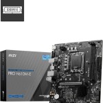 MSI PRO H610M-E Motherboard Micro ATX με Intel 1700 Socket 7D48-019R