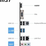 MSI PRO H610M-E Motherboard Micro ATX με Intel 1700 Socket 7D48-019R