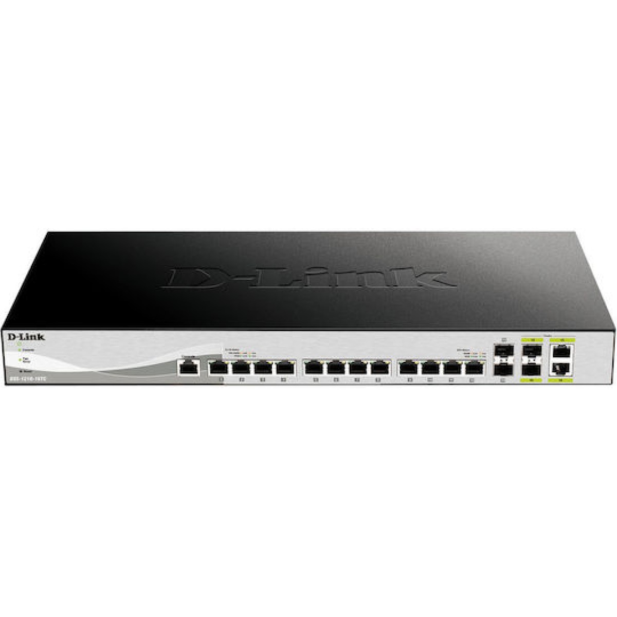 D-Link DXS-1210-16TC/E Managed L2 Switch με 12 Θύρες Gigabit (1Gbps) Ethernet και 4 SFP Θύρες