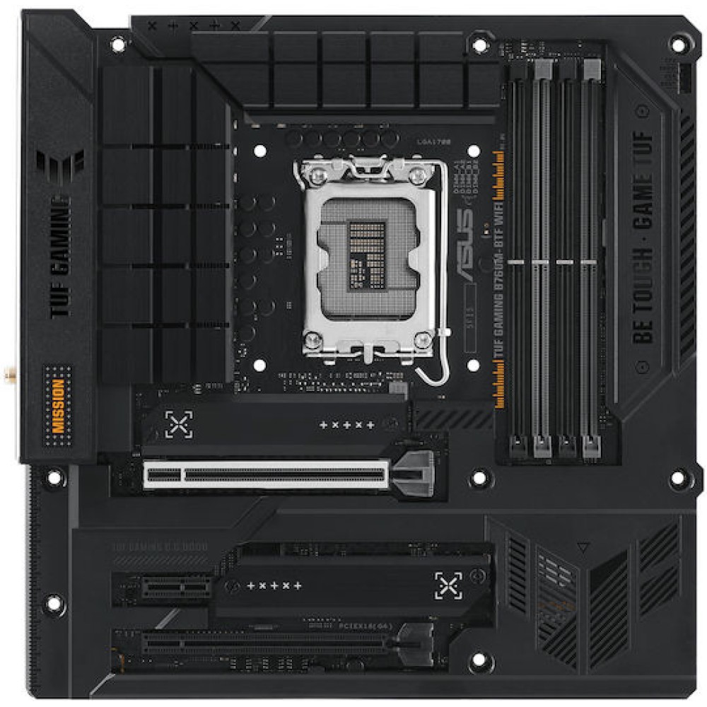 Asus TUF GAMING B760M-BTF WiFi Motherboard Micro ATX με Intel 1700 Socket