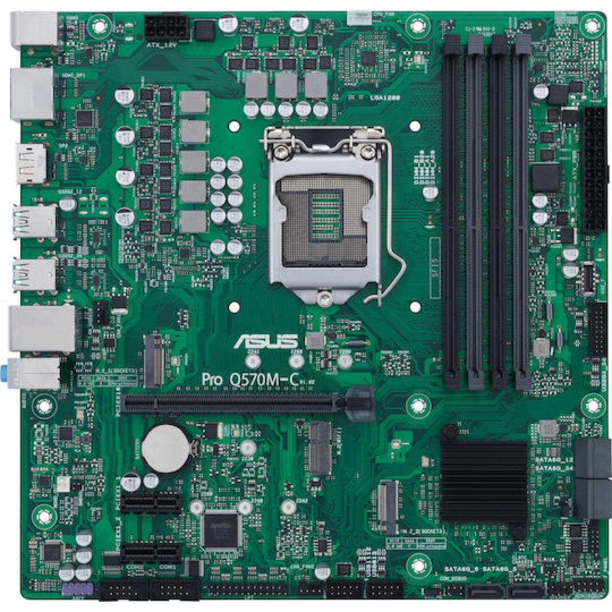 Asus Pro Q570M-C/CSM Motherboard Micro ATX με Intel 1200 Socket
