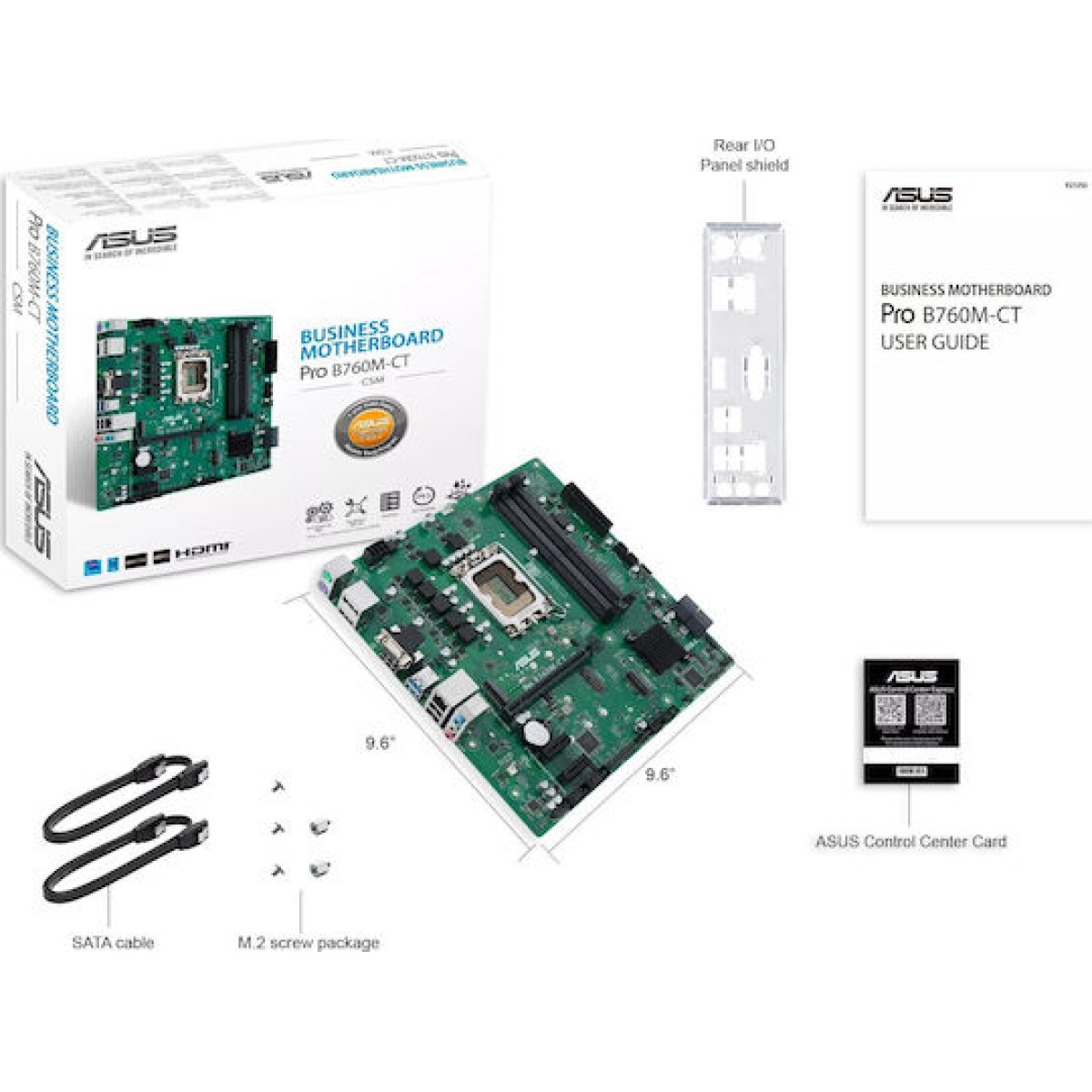 Asus Pro B760M-CT-CSM Motherboard Micro ATX με Intel 1700 Socket 90MB1DY0-M0EAYC