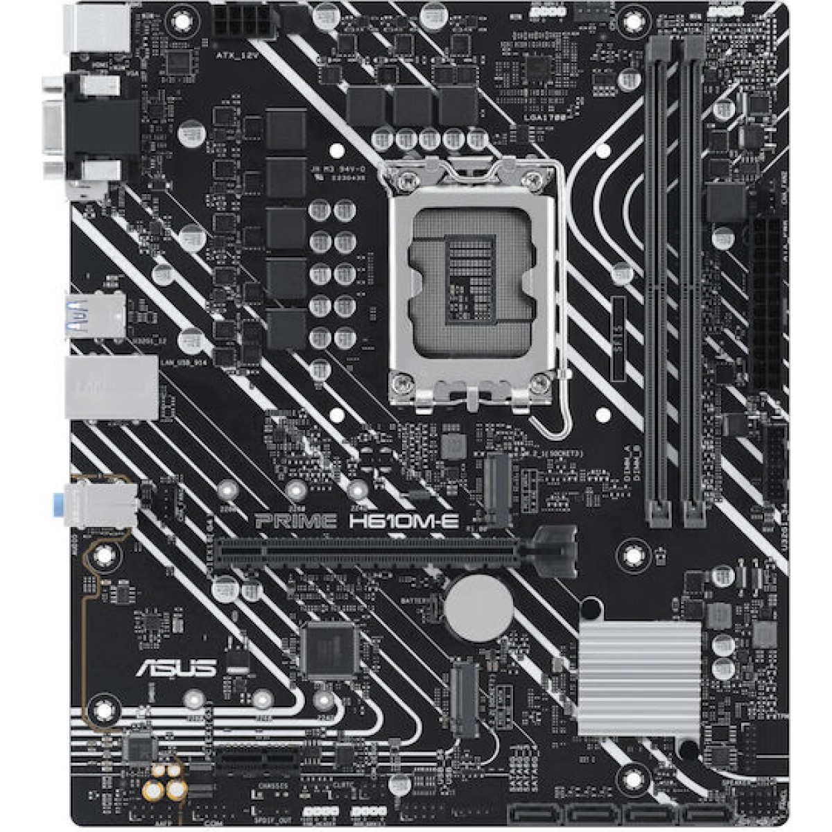 Asus Prime H610M-E-CSM Motherboard Micro ATX με Intel 1700 Socket 90MB1G10-M0EAYC