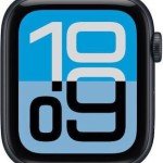 Apple Watch SE 3 Cellular Aluminium 44mm Αδιάβροχο με eSIM και Παλμογράφο (Midnight Aluminium Case with Midnight Sport Band - M/L)