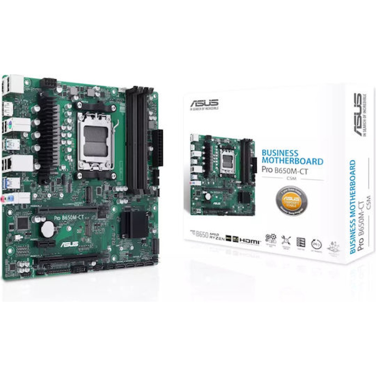 Asus Pro B650M-CT-CSM Motherboard Micro ATX με AMD AM5 Socket