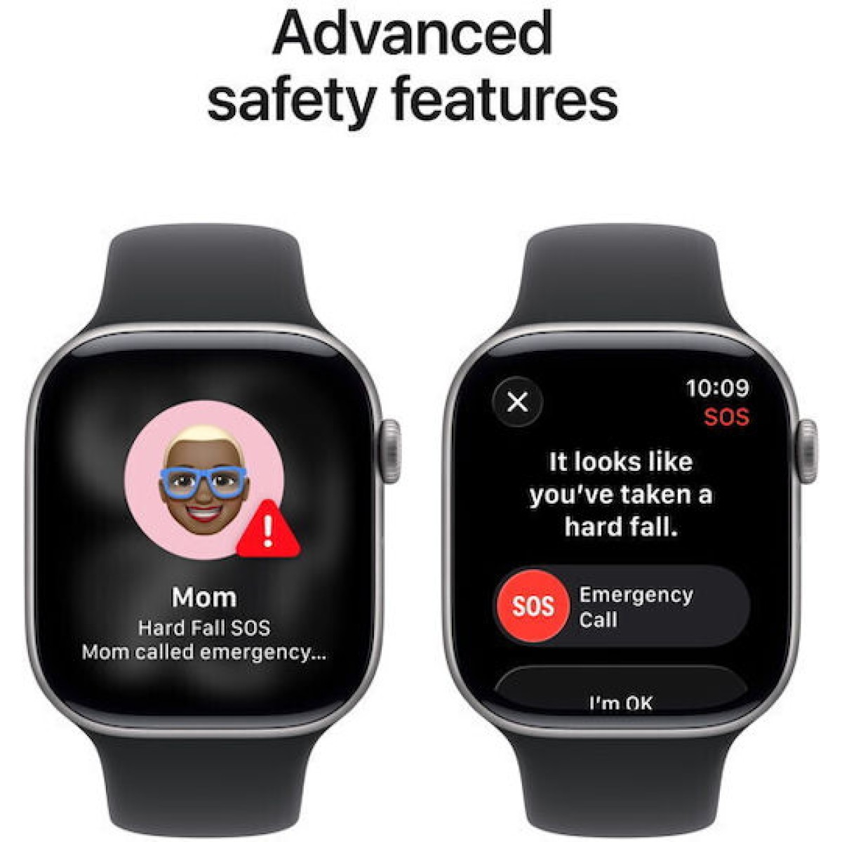 Apple Watch Series 11 Aluminium 46mm Αδιάβροχο με Παλμογράφο (Grey Aluminium Case with Black Sport Band - S/M)