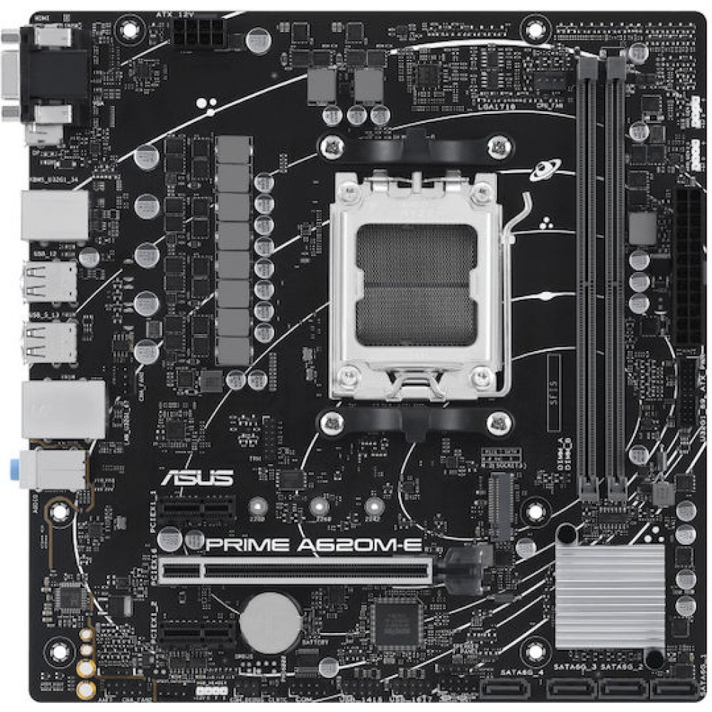 Asus Prime A620M-E-CSM Motherboard Micro ATX με AMD AM5 Socket
