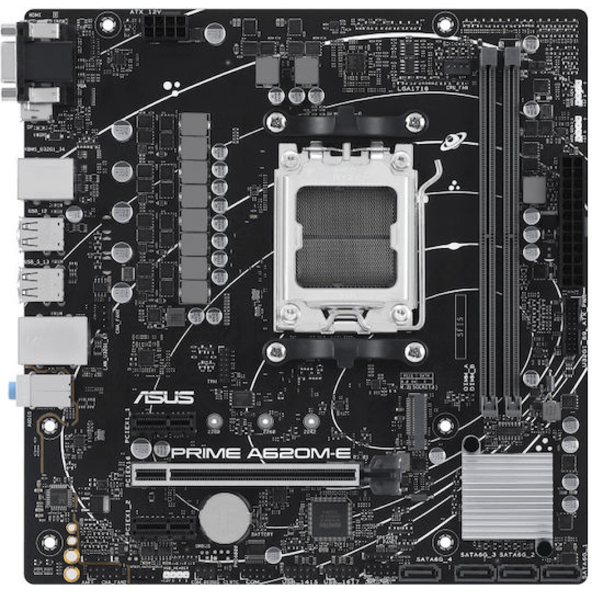 Asus Prime A620M-E-CSM Motherboard Micro ATX με AMD AM5 Socket