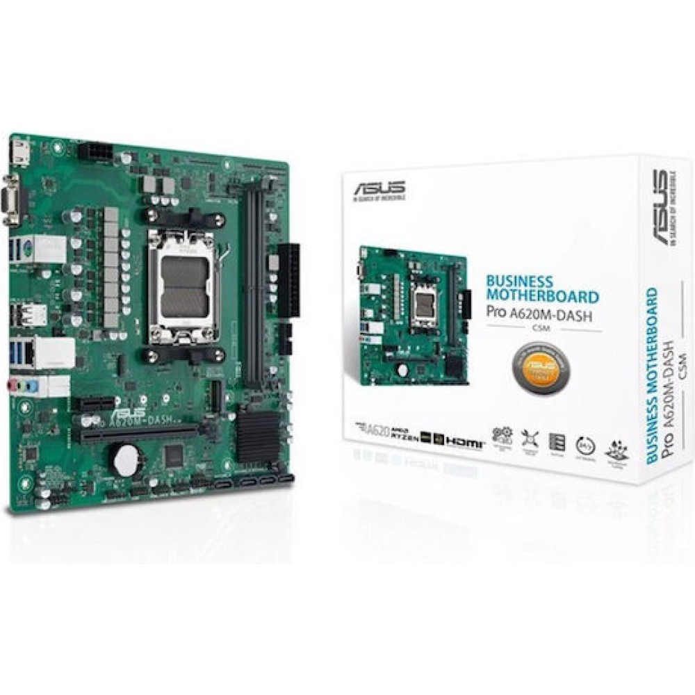Asus Pro A620M-DASH-CSM Motherboard Micro ATX με AMD AM5 Socket