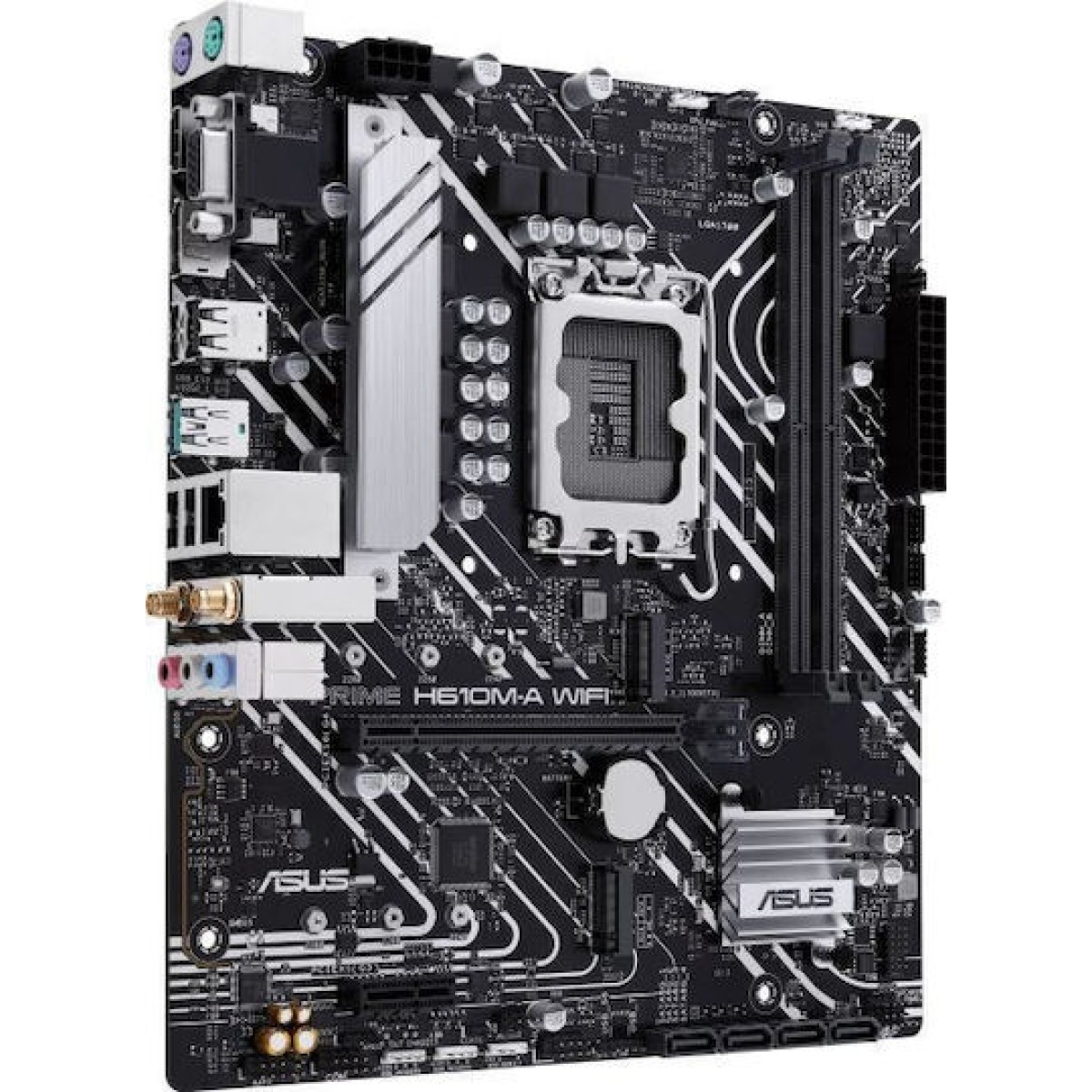 Asus PRIME H610M-A WIFI Motherboard Micro ATX με Intel 1700 Socket 90MB1G00-M0EAY0