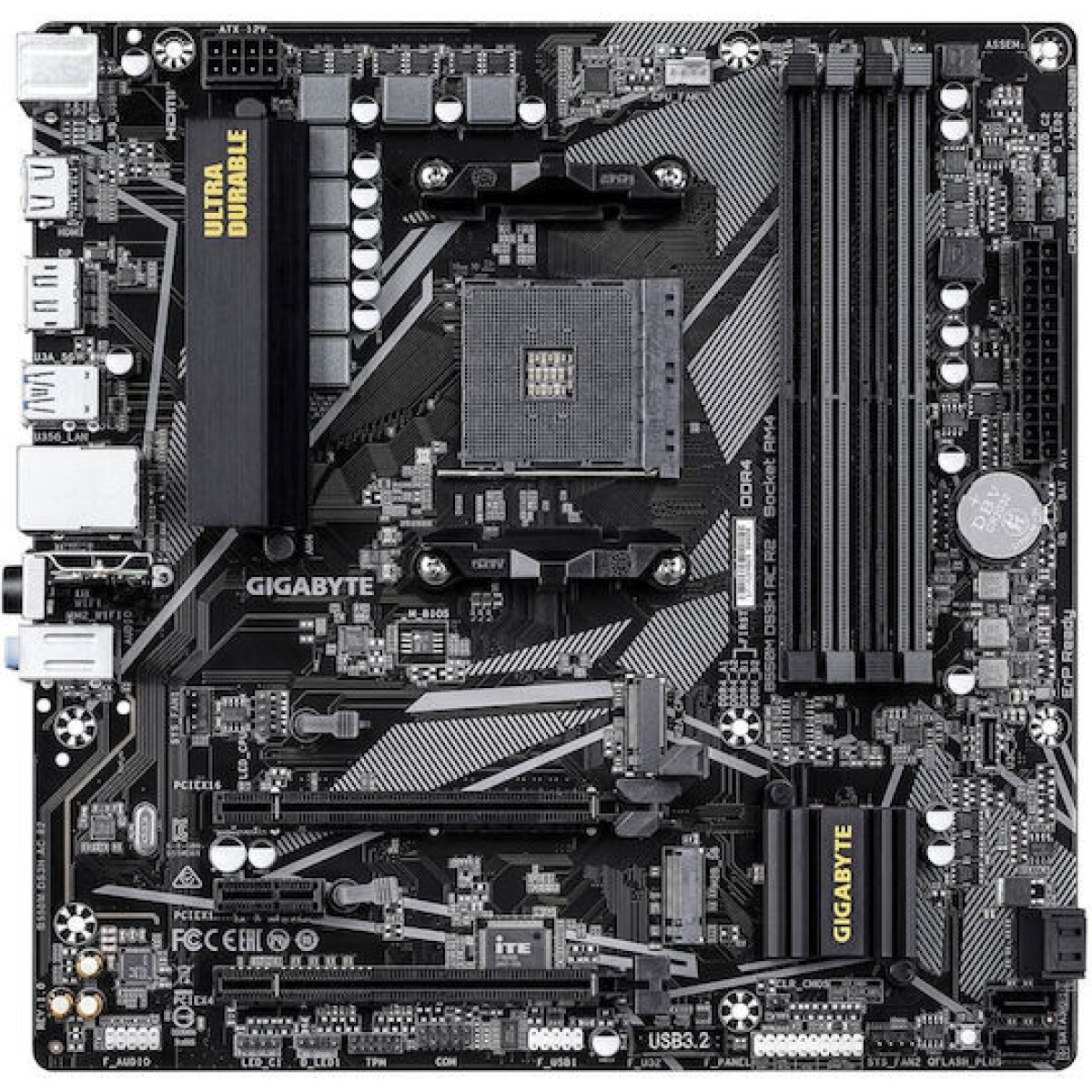 Gigabyte B550M DS3H AC R2 Wi-Fi Motherboard Micro ATX με AMD AM4 Socket