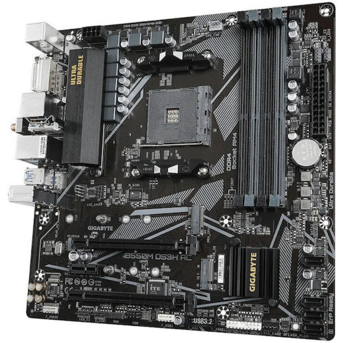 Gigabyte B550M DS3H AC R2 Wi-Fi Motherboard Micro ATX με AMD AM4 Socket