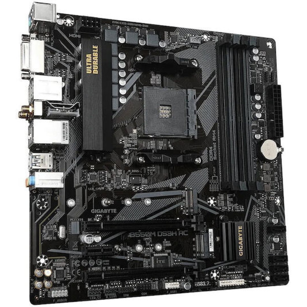 Gigabyte B550M DS3H AC R2 Wi-Fi Motherboard Micro ATX με AMD AM4 Socket