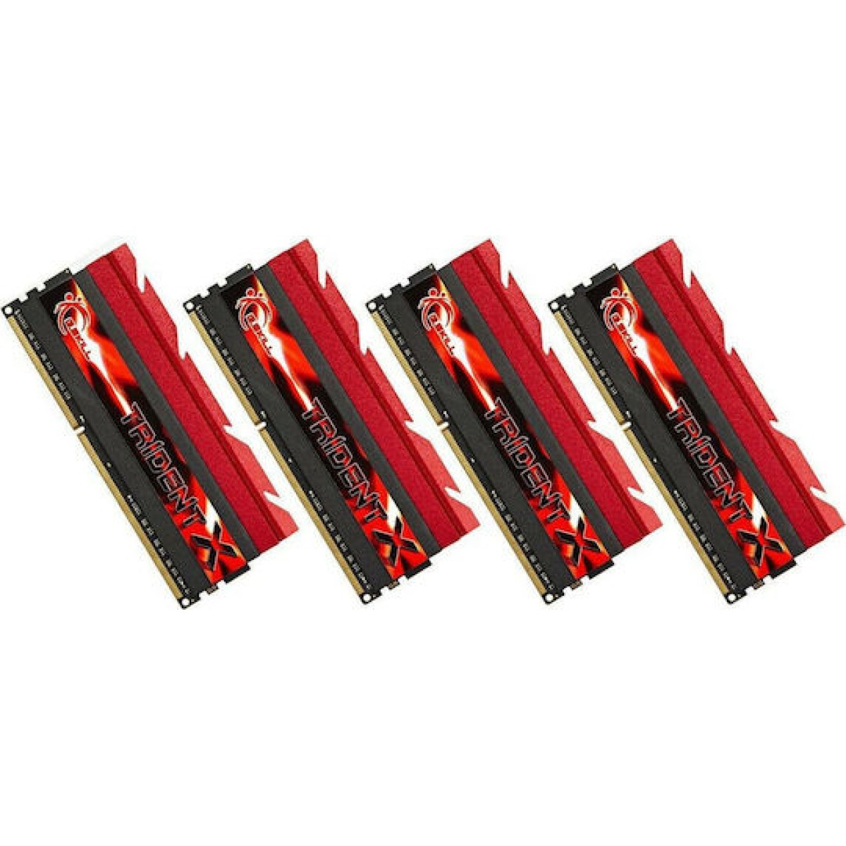 G.Skill TridentX DDR3 32GB RAM με 4x8GB Modules και Ταχύτητα 2400 για Desktop