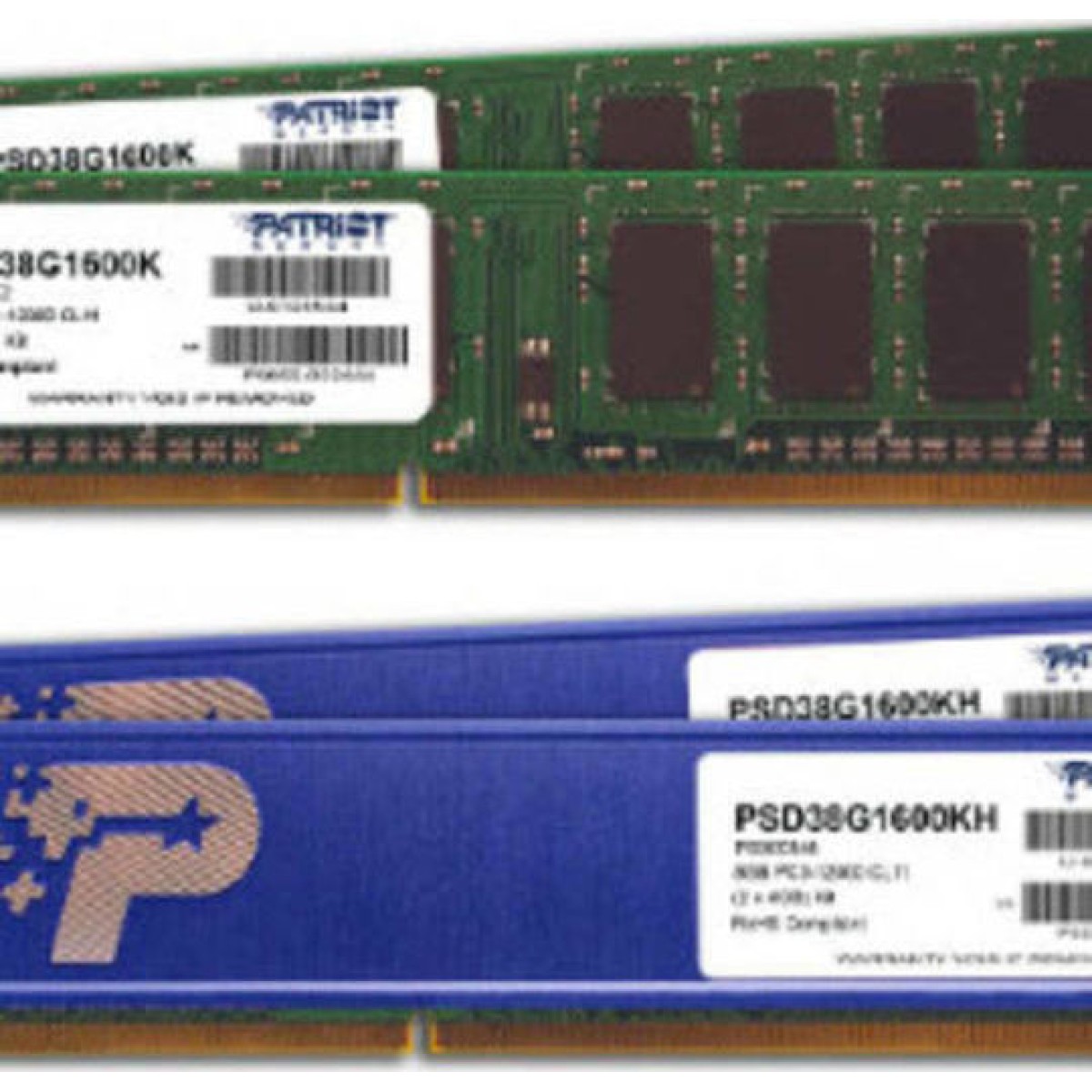 Patriot DDR3 με Module 1x8GB και Ταχύτητα 1600 για Laptop