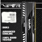 Patriot DDR3 8GB RAM με 2x4GB Modules και Ταχύτητα 1600 για Desktop