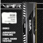 Patriot Viper 3 DDR3 με Module 1x8GB και Ταχύτητα 1600 για Desktop