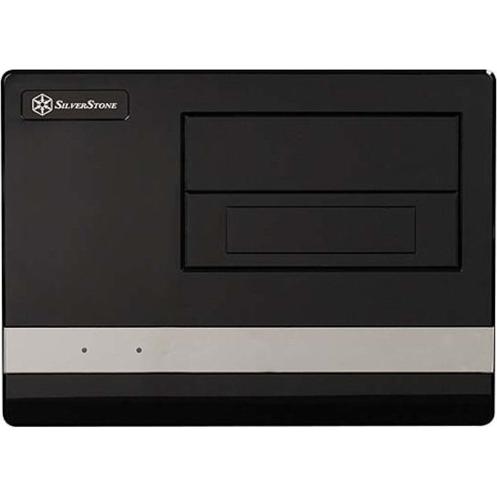 Silverstone SG02-F ​ Micro Tower Υπολογιστή σε Μαύρο χρώμα