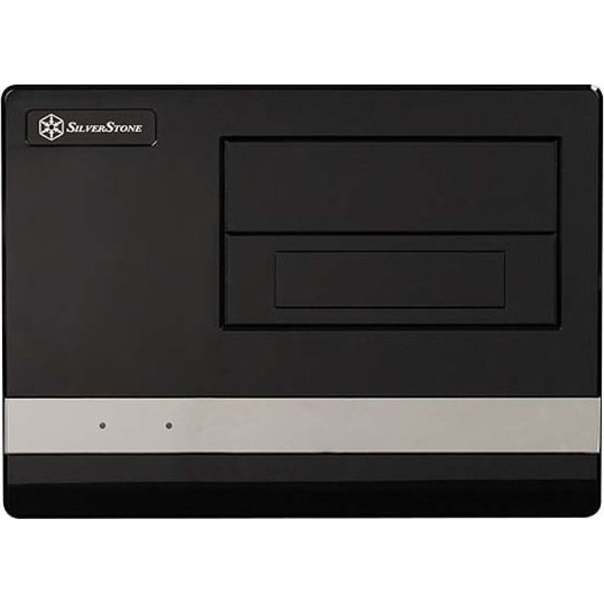 Silverstone SG02-F ​ Micro Tower Υπολογιστή σε Μαύρο χρώμα