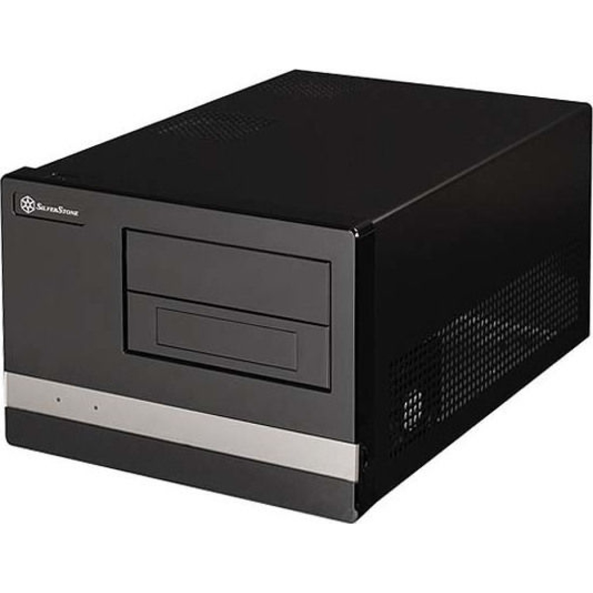 Silverstone SG02-F ​ Micro Tower Υπολογιστή σε Μαύρο χρώμα