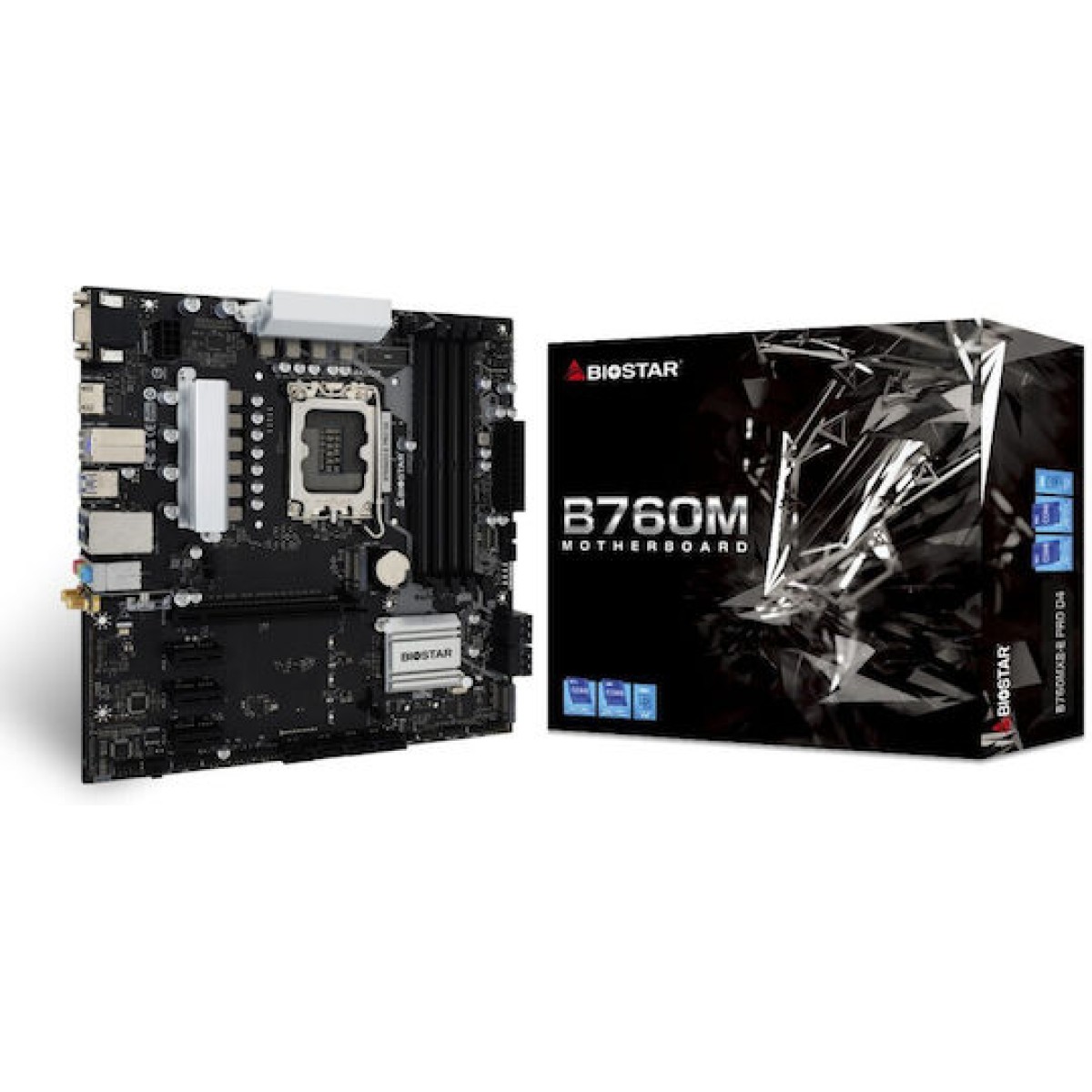 Biostar B760MX2-E PRO D4 rev. 6.0 Wi-Fi Motherboard Micro ATX με Intel 1700 Socket