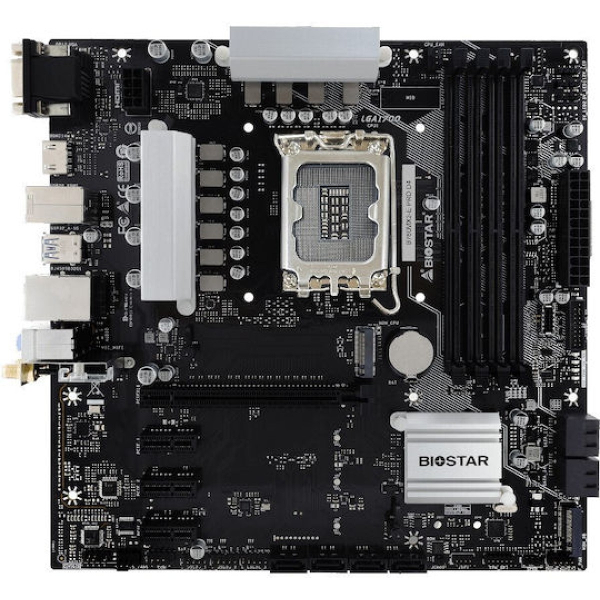 Biostar B760MX2-E PRO D4 rev. 6.0 Wi-Fi Motherboard Micro ATX με Intel 1700 Socket