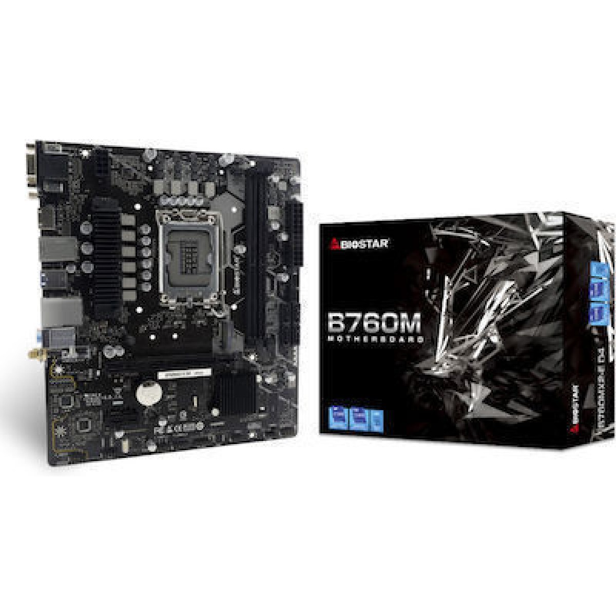 Biostar B760MX2-E PRO D4 rev. 6.0 Wi-Fi Motherboard Micro ATX με Intel 1700 Socket