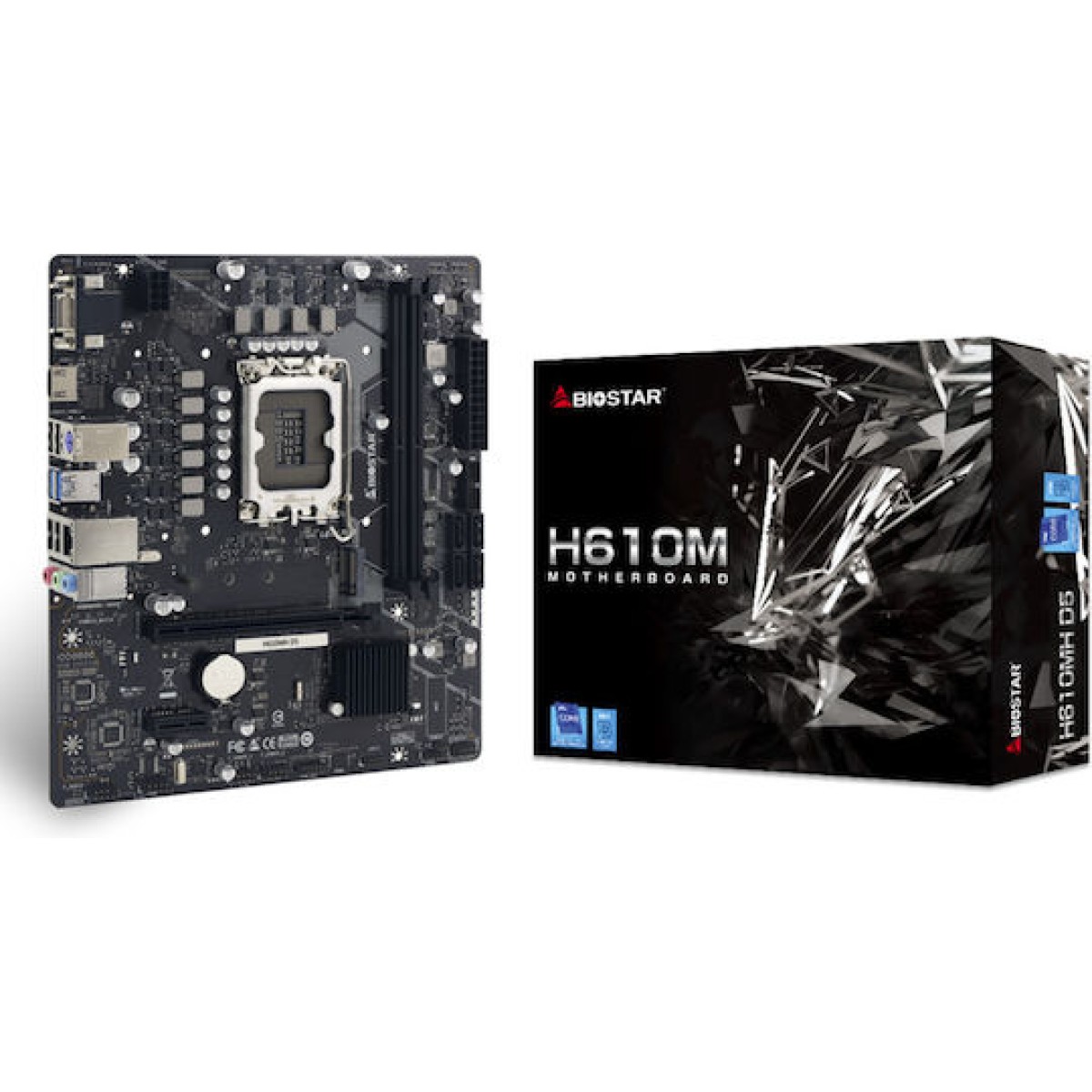 Biostar H610MH D5 Ver. 6.3 Motherboard Micro ATX με Intel 1700 Socket