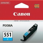 Canon CLI-551 Γνήσιο Μελάνι Εκτυπωτή InkJet Κυανό (6509B001)