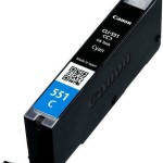 Canon CLI-551 Γνήσιο Μελάνι Εκτυπωτή InkJet Κυανό (6509B001)
