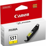 Canon CLI-551 Γνήσιο Μελάνι Εκτυπωτή InkJet Κίτρινο (6511B001)