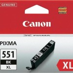 Canon CLI-551XL Γνήσιο Μελάνι Εκτυπωτή InkJet Μαύρο (6443B001)