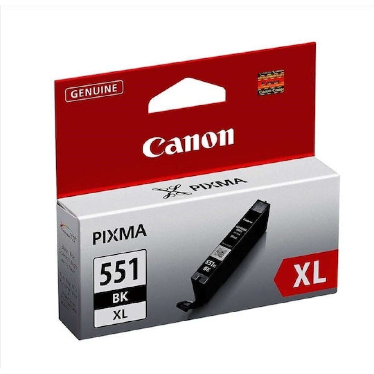 Canon CLI-551XL Γνήσιο Μελάνι Εκτυπωτή InkJet Μαύρο (6443B001)