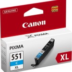 Canon CLI-551XL Γνήσιο Μελάνι Εκτυπωτή InkJet Κυανό (6444B001)