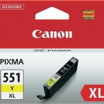 Canon CLI-551XL Γνήσιο Μελάνι Εκτυπωτή InkJet Κίτρινο (6446B001)