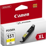 Canon CLI-551XL Γνήσιο Μελάνι Εκτυπωτή InkJet Κίτρινο (6446B001)